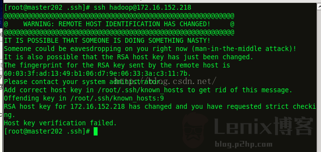 Linux SSH 远程登录错误解决办法 WARNING: REMOTE HOST IDENTIFICATION HAS CHANGED的配图