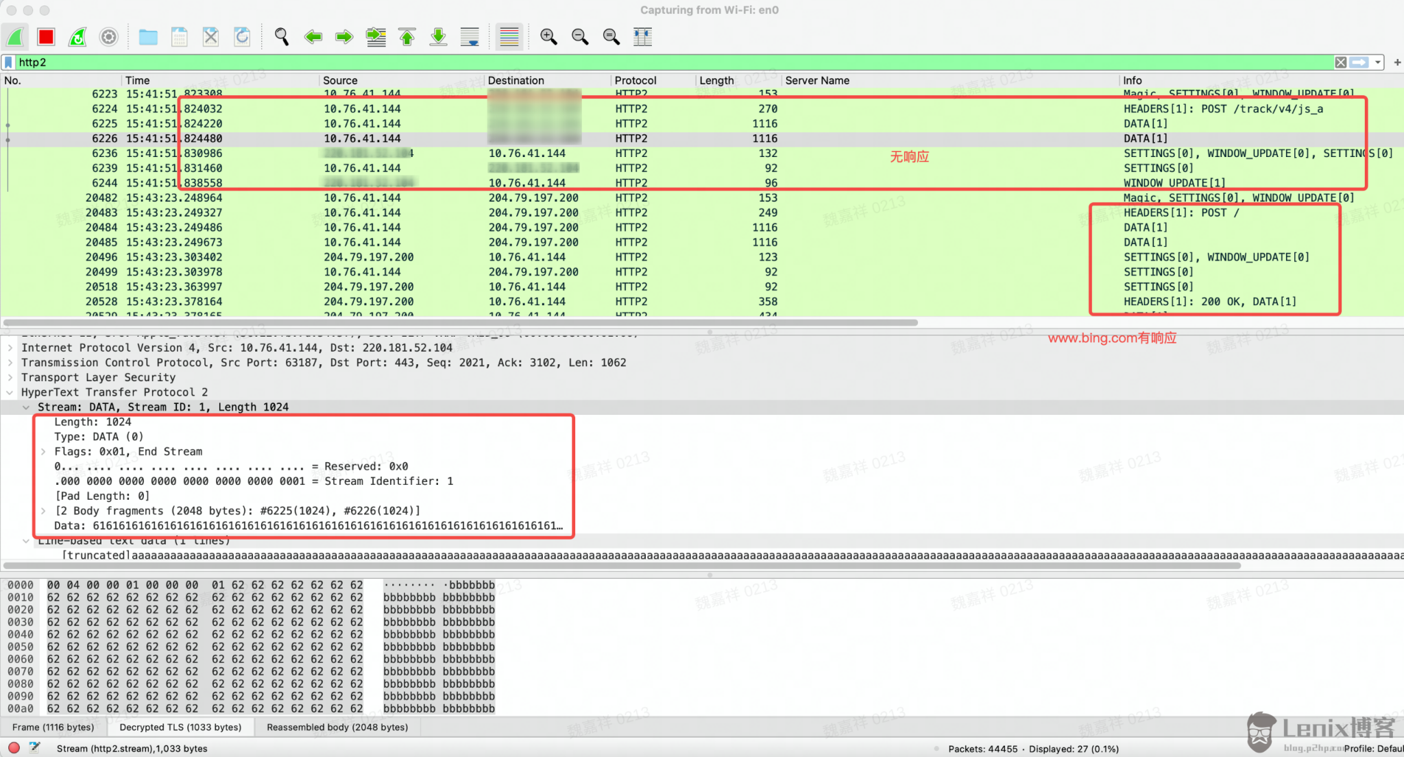 HTTP2 下的 TransferEncoding chunked Lenix Blog