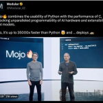 MoJo：比Python快35000倍的全新编程语言！